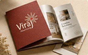 Printed corporate brochure